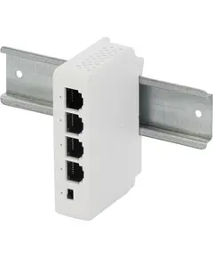 PULSAR Extender EXT-POE3DIN PoE 3-portos IP20 DIN sínre szerelhető fekete