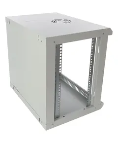 PULSAR 9U / 19” RACK cabinet, wall mounted, ready to assemble, grey, 540x400