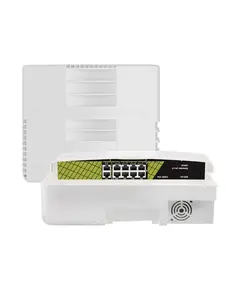 GENATA 8FE(PoE)+2FE(UP-LINK) VÍZÁLLÓ PoE SWITCH 2DB 60WATTOS PORTTAL