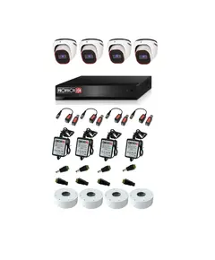 PROVISION-ISR CCTV kamera szett,PR-SH-4100A5N-2L(MM)-V2 hibrid rögzítő + 4db PR-DI320A28