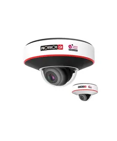 PROVISION-ISR 10m IR 2MP DDA2 Analytics fix objektíves kis vandálbiztos dómkamera beépített Check Point védelemmel és Dual System technológiával
