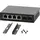 PULSAR SFG64WP-BT 6-port PoE switch 4x PoE 2x Uplink IP66 kültéri fali ház fekete