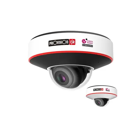 PROVISION-ISR 6MP fix objektíves vandálbiztos dómkamera IR LED-del és DDA2 analitikával