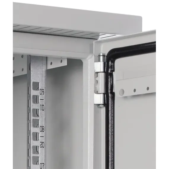 PULSAR 4U 19” fali rack szekrény 600x400 mm IP20 szürke vandálbiztos kivitel