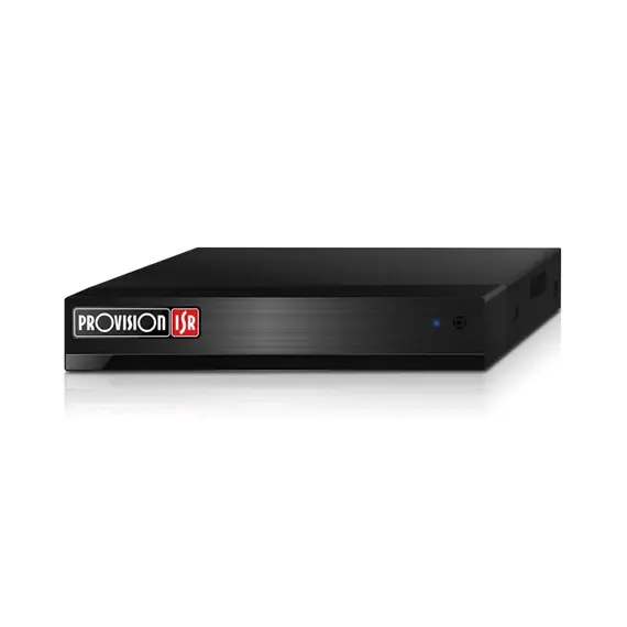 PROVISION-ISR Hibrid rögzítő, 16 analóg csatornás, max. 2 MP AHD, 5 MP IP felbontás