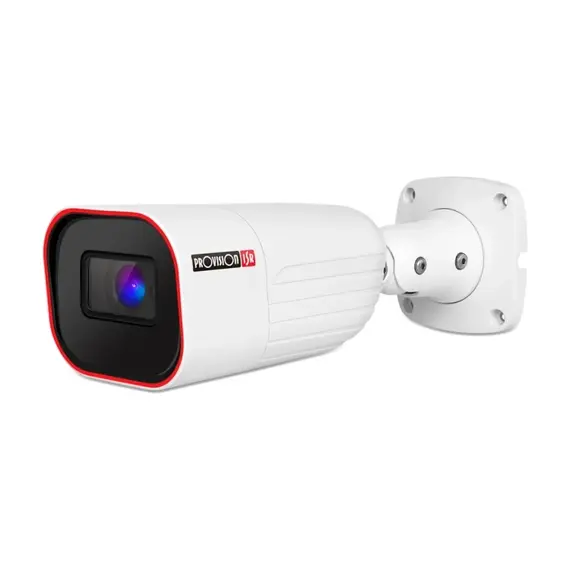 PROVISION-ISR Csőkamera, 2MP, IP, 2.8-12mm motoros zoom, PoE rendszámfelismeréssel, IR 60M (2LED Array)