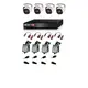 PROVISION-ISR CCTV kamera szett, PR-SH-4100A5N-2L(MM)-V2 hibrid rögzítő + 4db PR-DI320A28 + kiegészítők